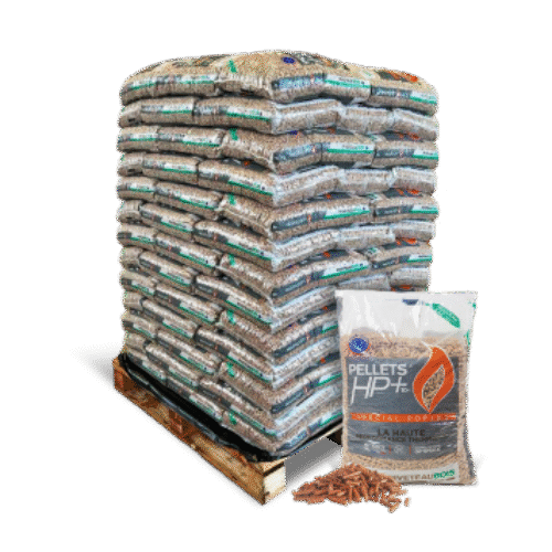 Granulés de bois HP+ – Piveteau – 104 sacs de 10kg