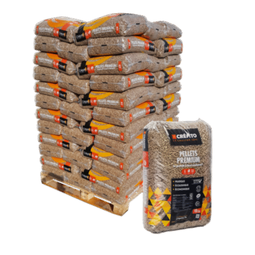 Granulés de bois – CREPITO – 72 sacs de 15kg