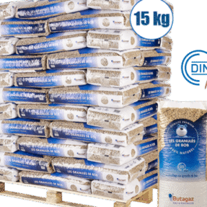Palette de granulés de bois pellets 66 sacs de 15kg