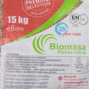 Granulés (pellets) de bois EN+A1 / DIN+ palette complète 65 sacs de 15kg (975kg)