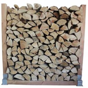 Kit complet support réserve stockage bois bûche 1m x 1 m.